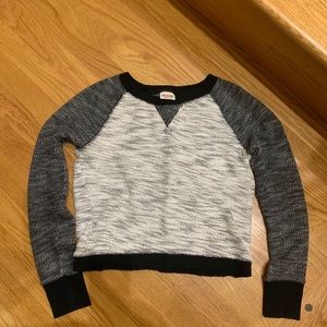 Lightweight sweatshirt style sweater